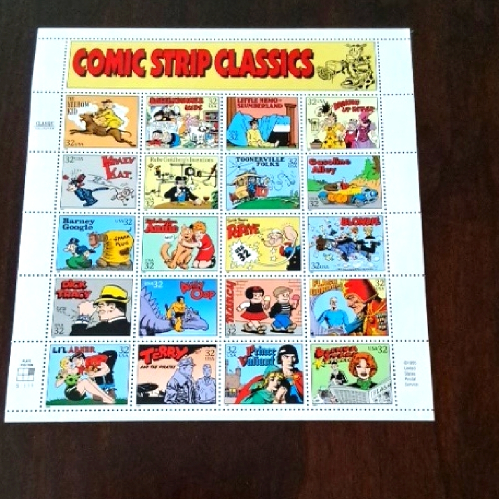 Comic Strip Classics Stamp Sheet